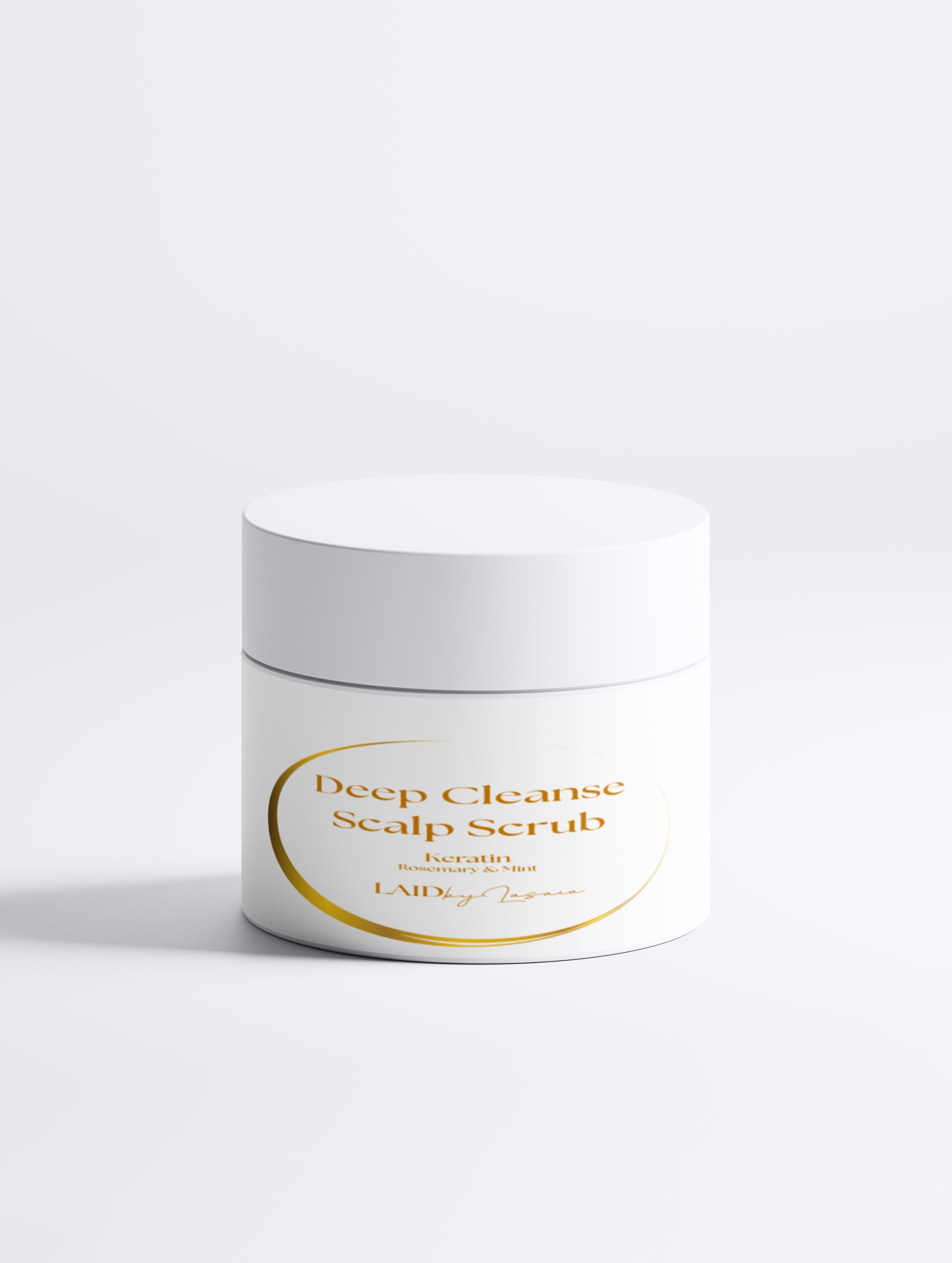 LaidbyLasaia Deep Cleanse Scalp Scrub, Rosemary & Mint